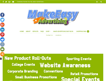 Tablet Screenshot of makeadvertisingeasy.com